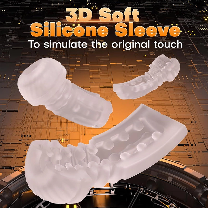2 IN 1 Male Maturbator 5 Rotating 5 Sucking 7 Vibrating Masturbation Cup Training Adult Toys