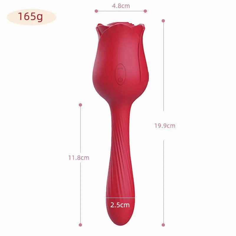 2 in 1 Rose Clit Sex Toy for Women