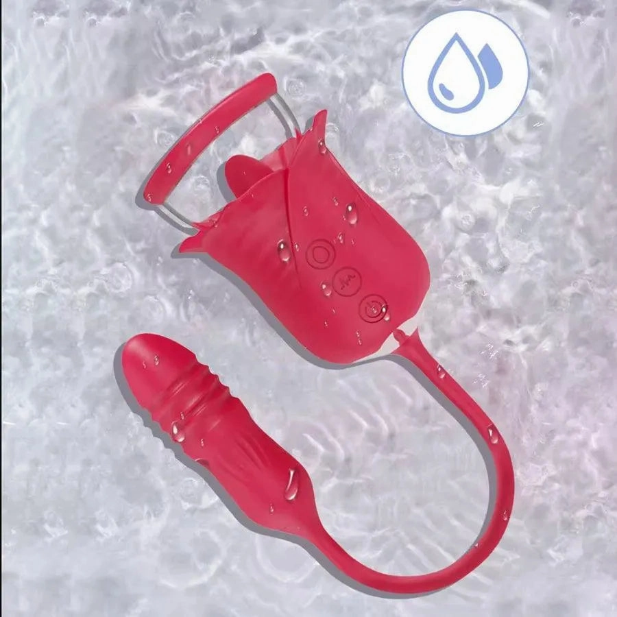3-IN-1 Rose Clit Pump Toy for Women