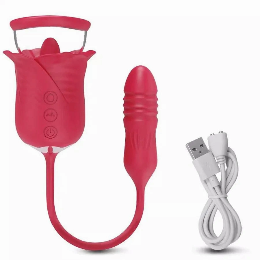 3-IN-1 Rose Clit Pump Toy for Women