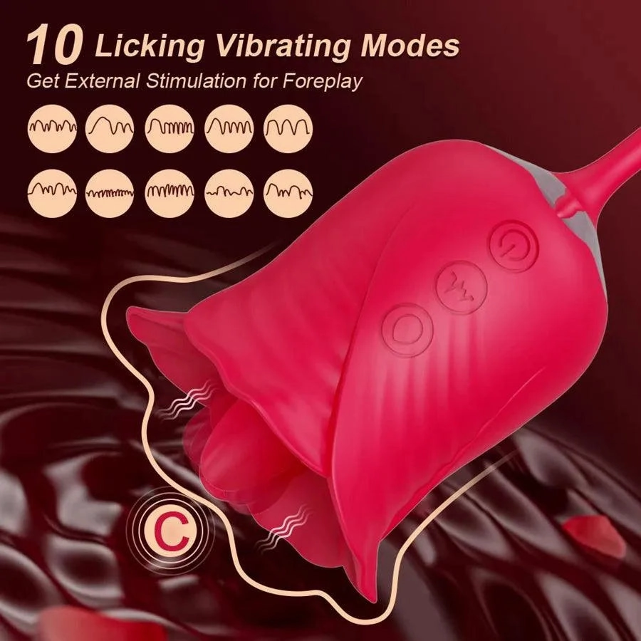 3-IN-1 Rose Clit Pump Toy for Women