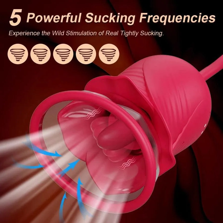 3-IN-1 Rose Clit Pump Toy for Women