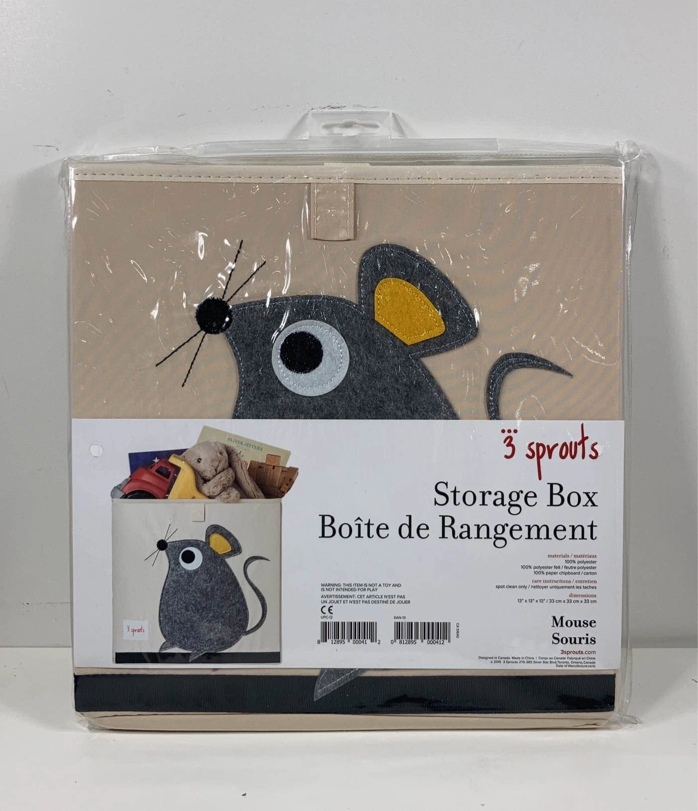 3 Sprouts Storage Box, Mouse