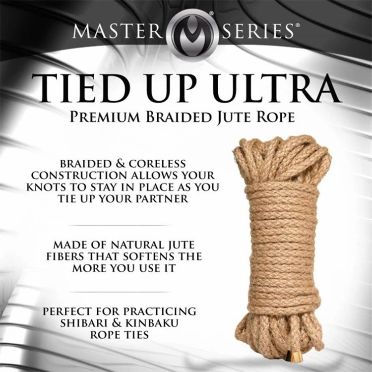 50ft Braided Jute Bondage Rope