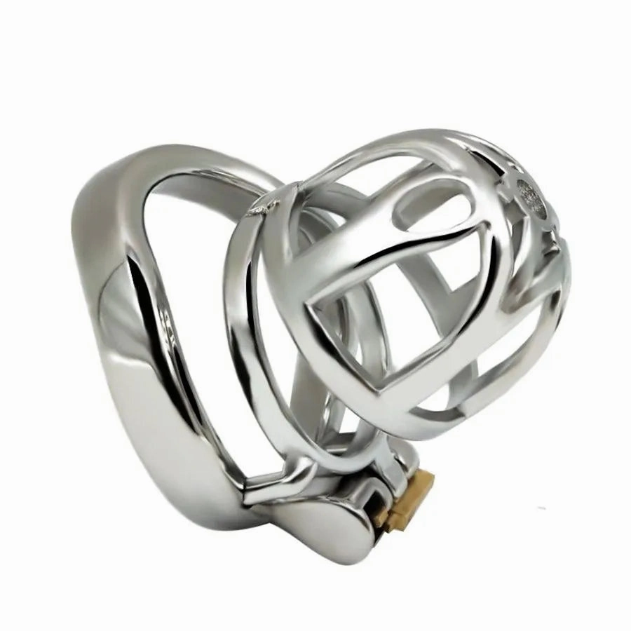 60mm Steel Male Chastity Cage Belt Toy