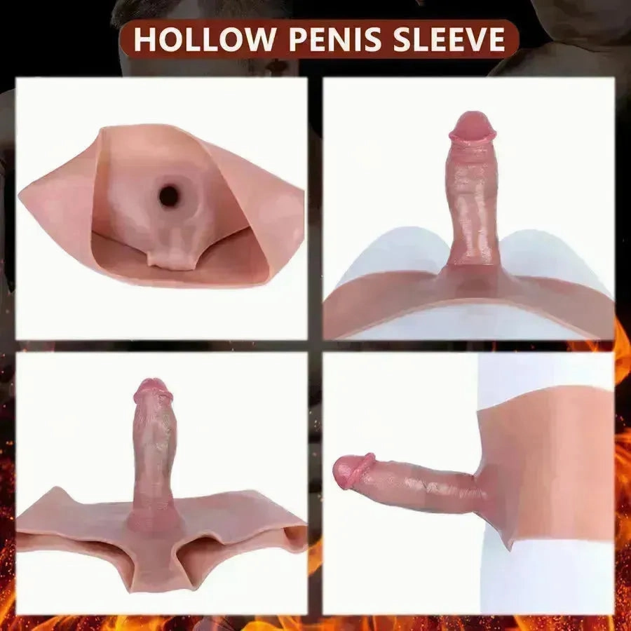 6 Inches  Realistic Hollow Dildo