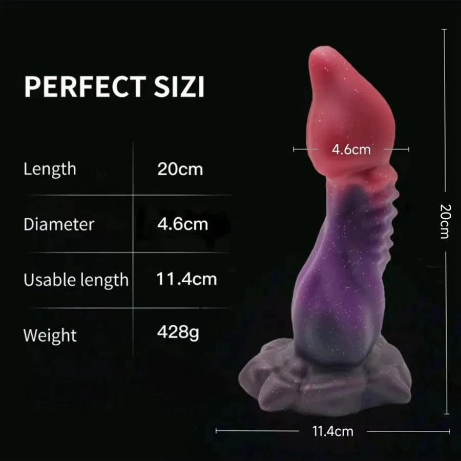 7.8 Inches Silicone Monster Dildo Sex Toy