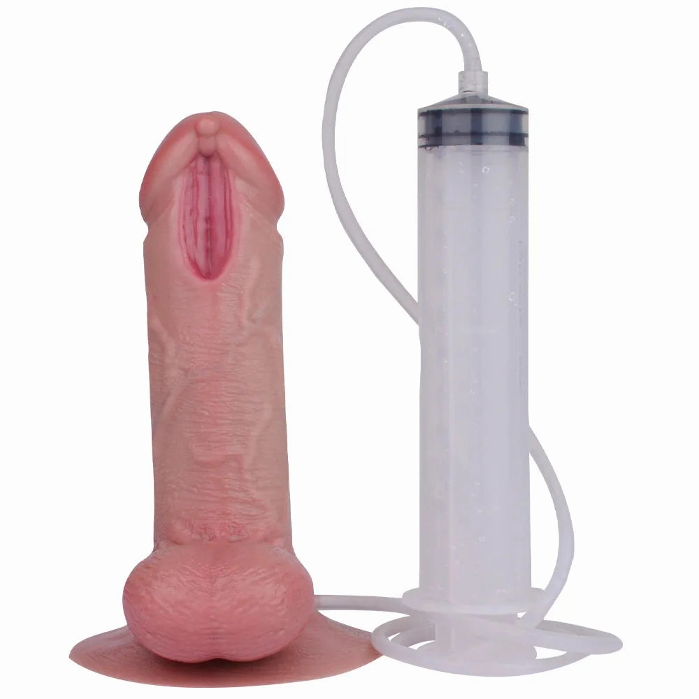 7 Inches Silicone Ejaculating Dildo