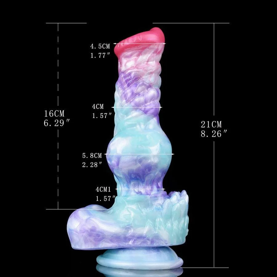 8 Inches Dog Squirting Dildo Sex Toy
