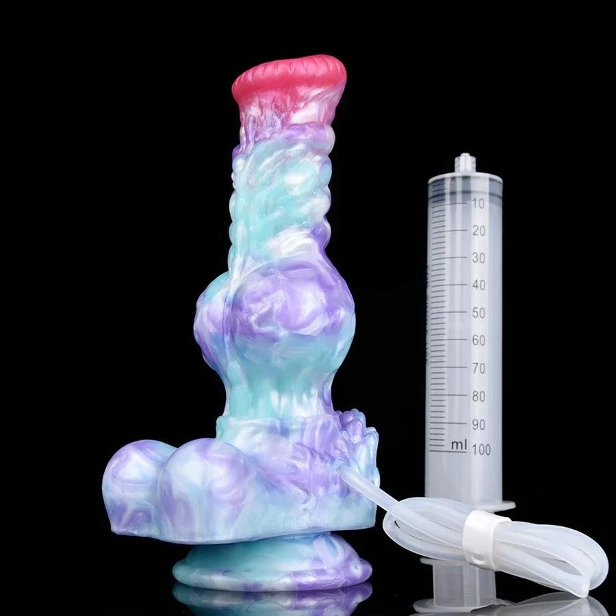 8 Inches Dog Squirting Dildo Sex Toy