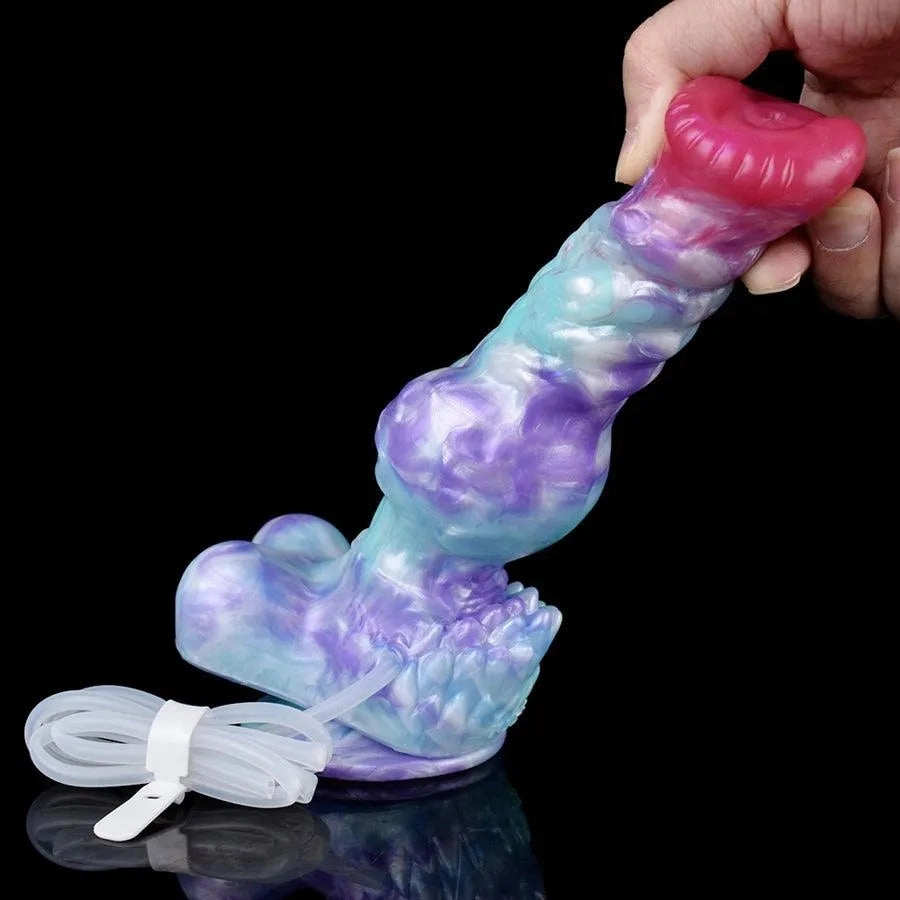 8 Inches Dog Squirting Dildo Sex Toy