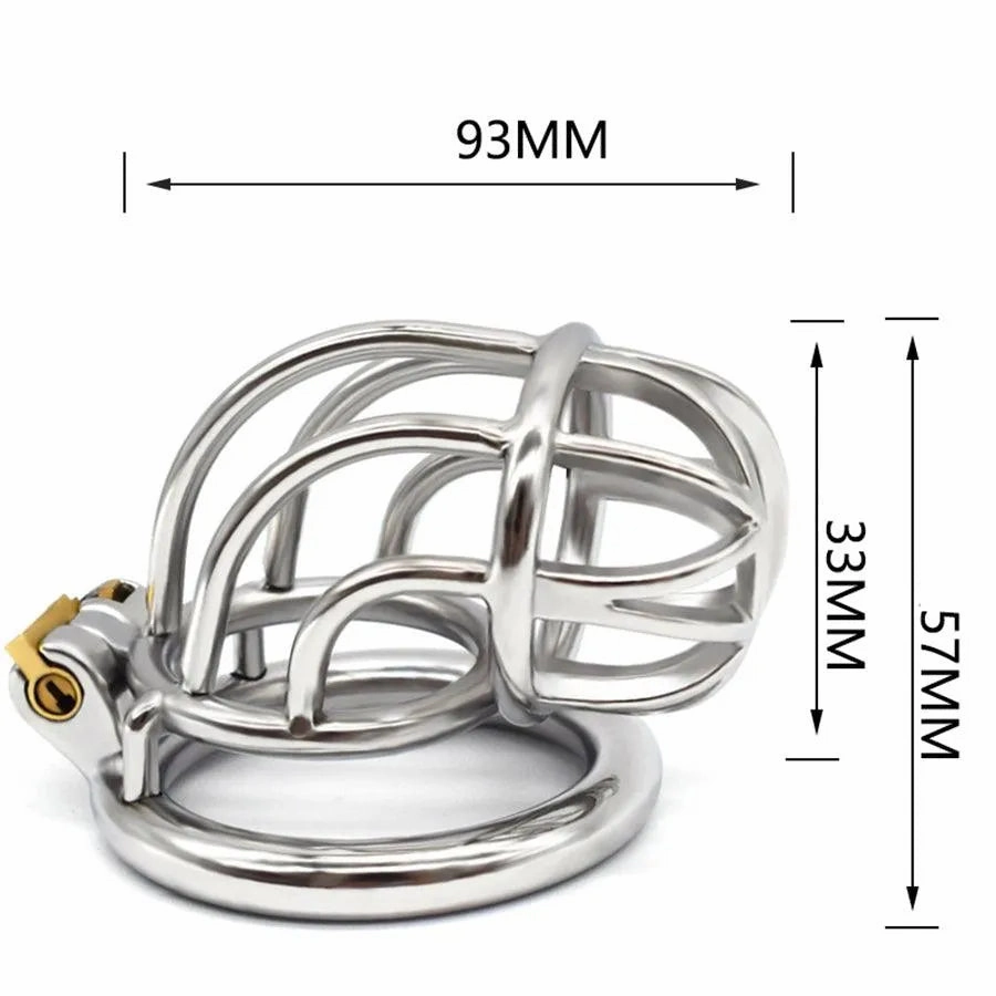 93mm Stainless Bending Steel Male Chastity Cage