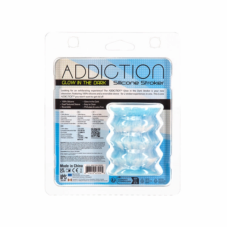 Addiction Glow-in-the-Dark Reversible Stroker