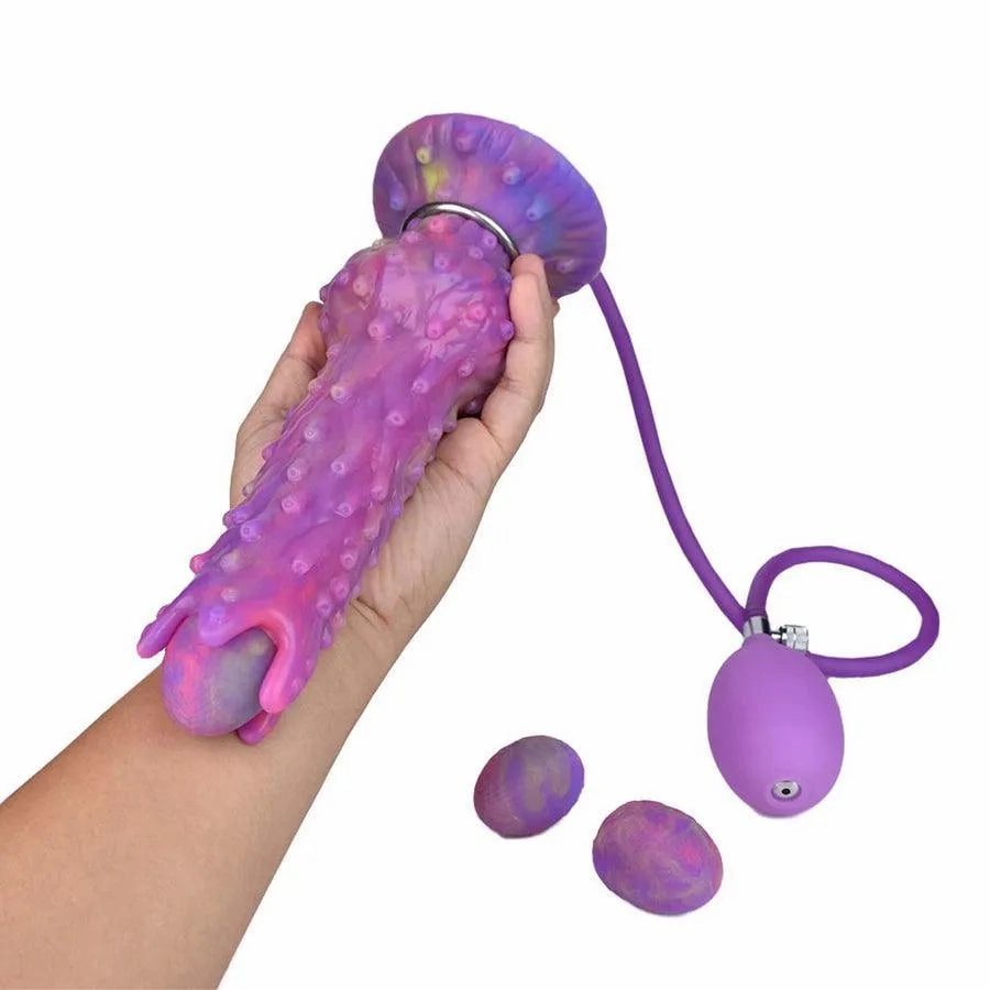 Airbag Boost Sex Game Ovipositor Dildo