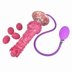Airbag Pushing Egg Laying Dildo for Sex Game
