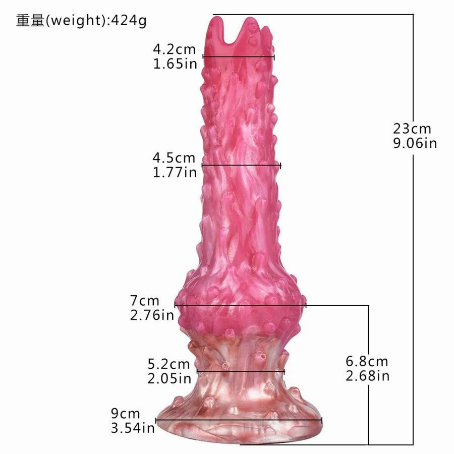 Airbag Pushing Egg Laying Dildo for Sex Game
