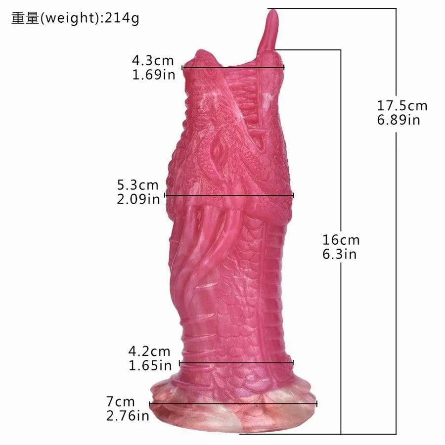 Airbag Pushing Egg Laying Dildo Sex Toy
