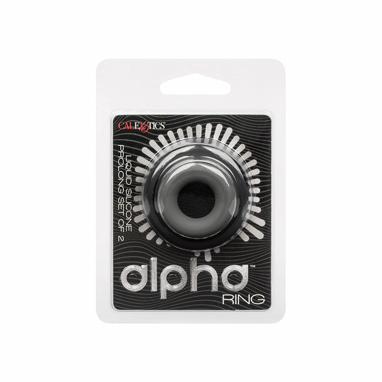 Alpha Liquid Silicone Prolong Set of 2 Cock Rings