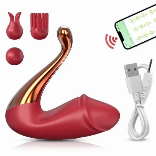 APP Control Swan Wearable Female Vibrator