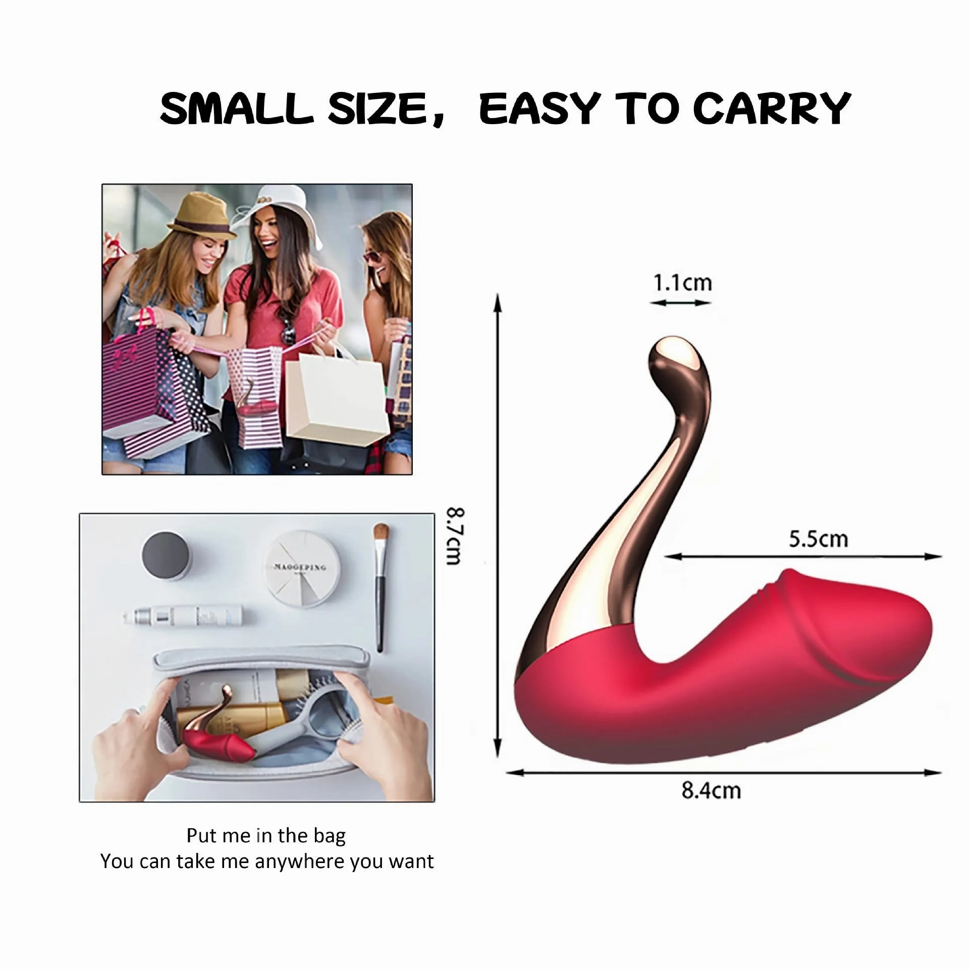 APP Control Swan Wearable Female Vibrator