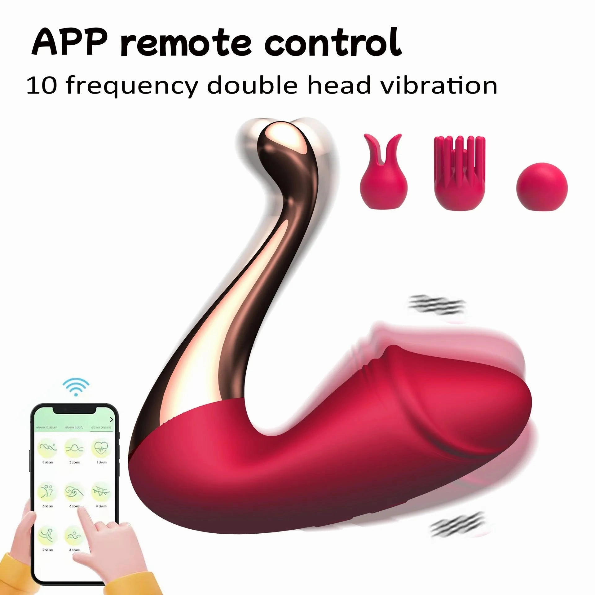 APP Control Swan Wearable Female Vibrator