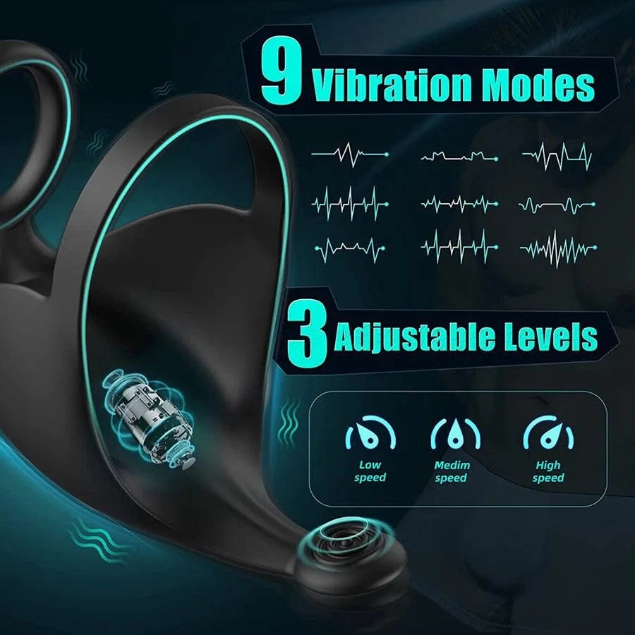 App Control Vibrating Testicle Ring