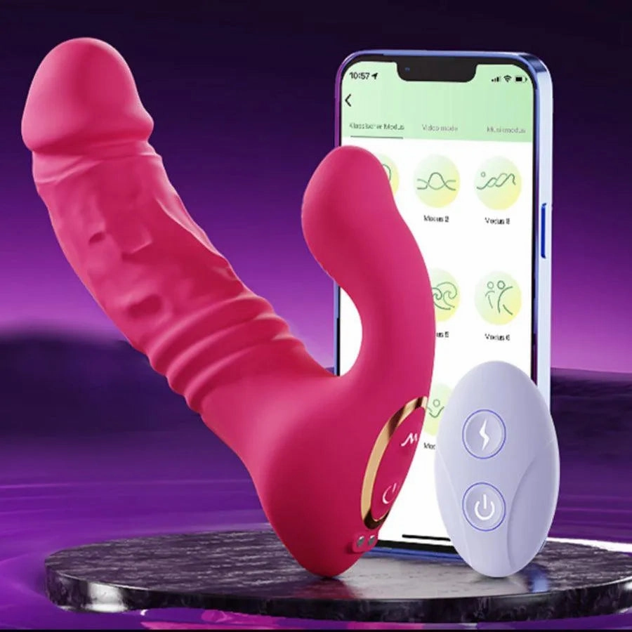App Controlled Bluetooth Thrusting Panty Vibrator