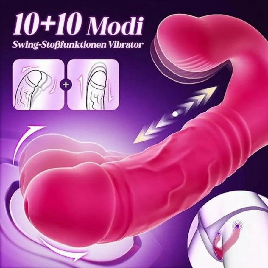 App Controlled Bluetooth Thrusting Panty Vibrator