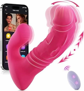 App Controlled Bluetooth Thrusting Panty Vibrator