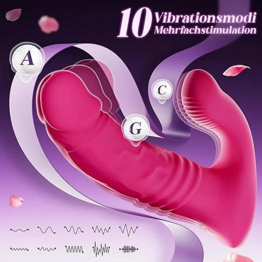 App Controlled Bluetooth Thrusting Panty Vibrator
