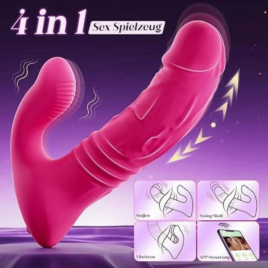 App Controlled Bluetooth Thrusting Panty Vibrator