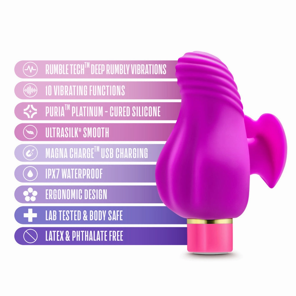 Aria Erotic AF Ergonomic Heart Finger Vibrator