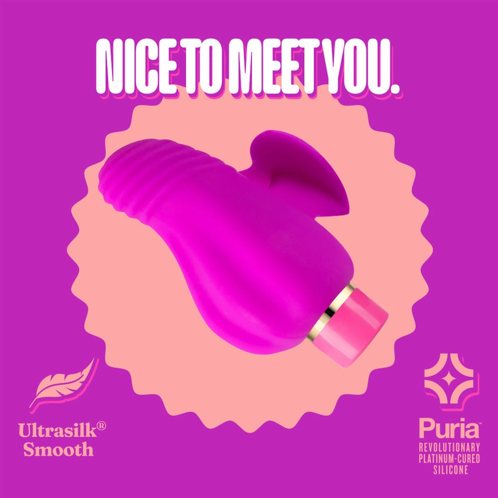 Aria Erotic AF Ergonomic Heart Finger Vibrator