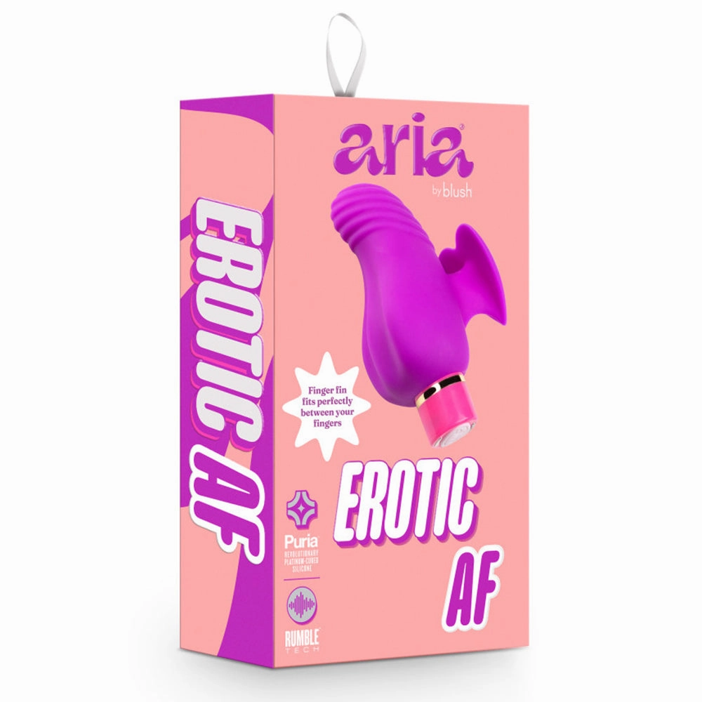 Aria Erotic AF Ergonomic Heart Finger Vibrator