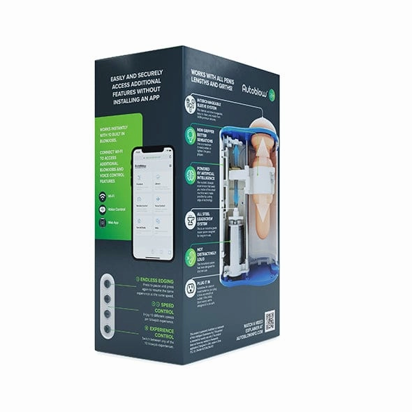 Autoblow - A.I  Machine Hands Free App-Controlled Masturbator (White)