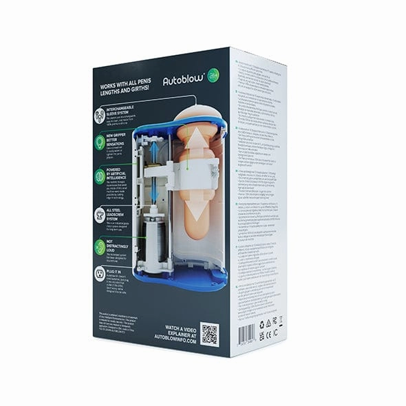 Autoblow - A.I  Machine Hands Free App-Controlled Masturbator (White)