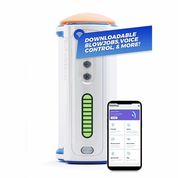 Autoblow - A.I  Machine Hands Free App-Controlled Masturbator (White)