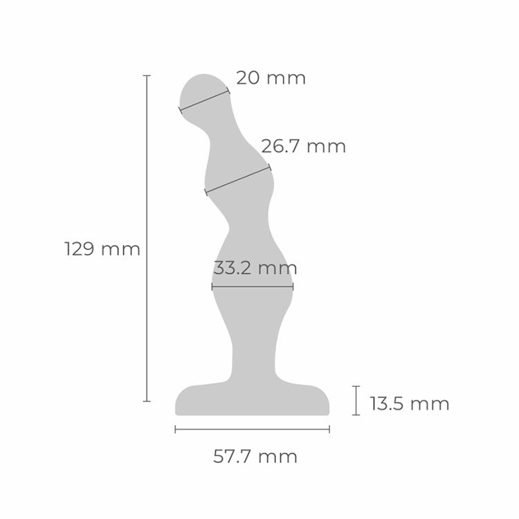 b-Vibe Stainless Steel Anal Beads