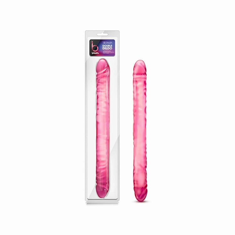 B Yours 18" Pink Double Ended Dildo