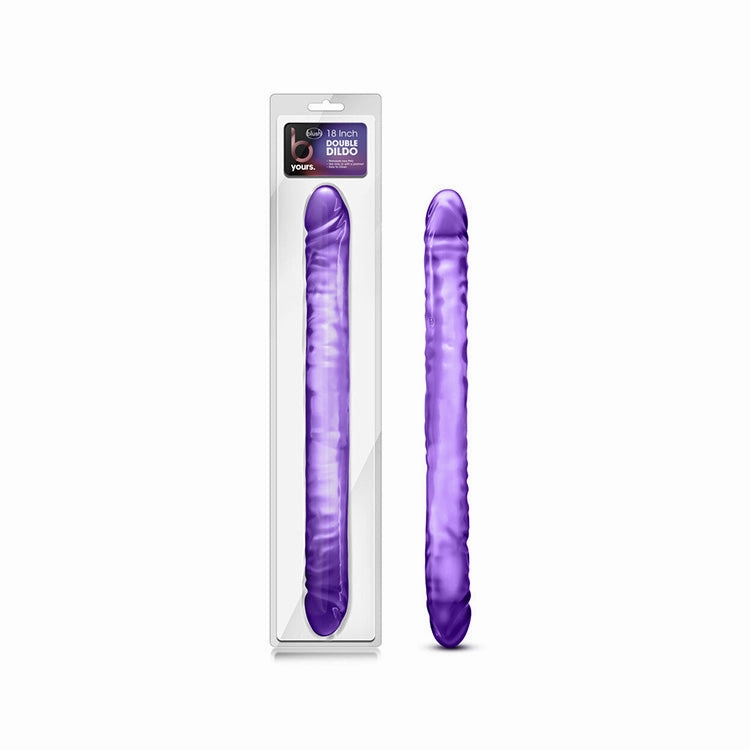 B Yours 18" Purple Double Ended Dildo