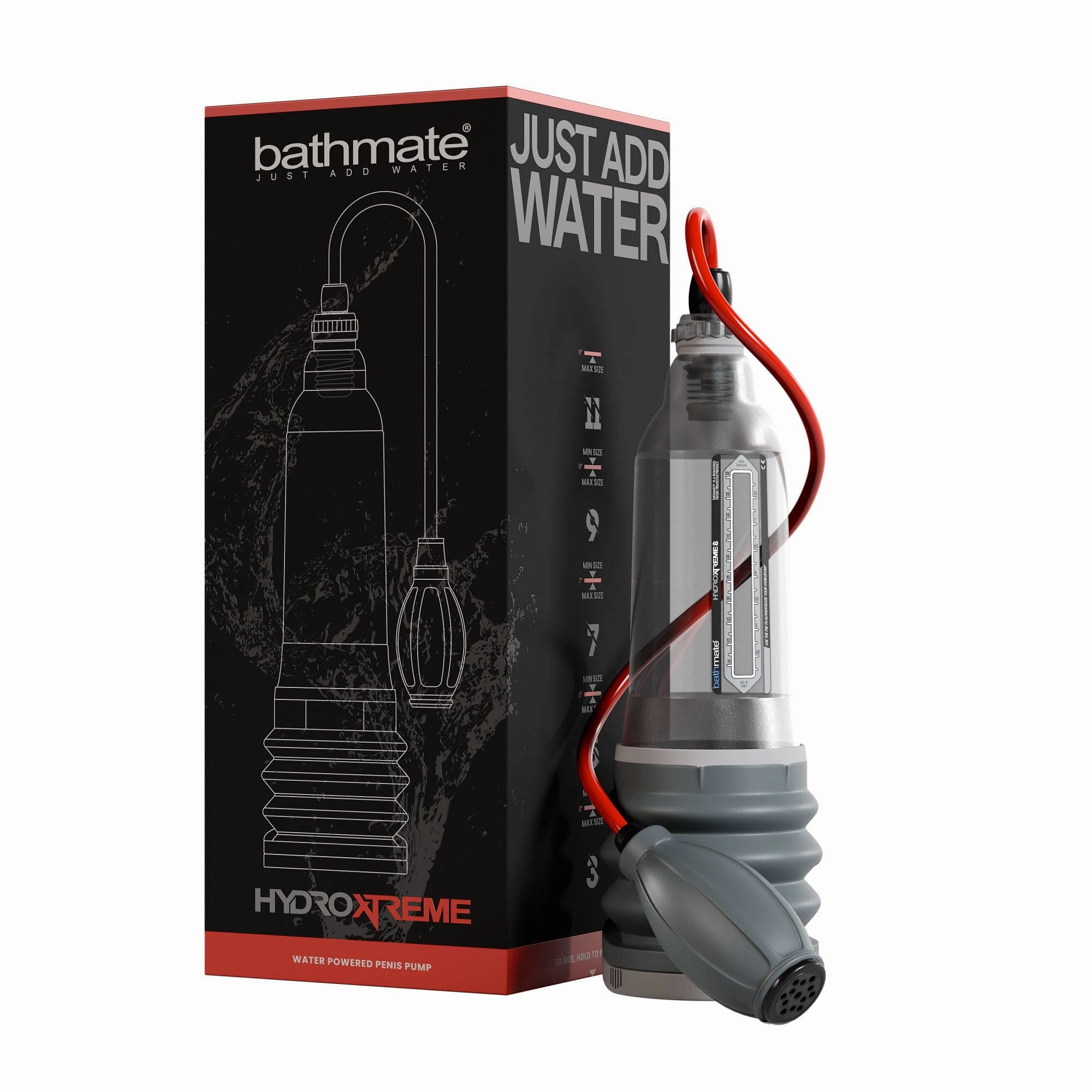 Bathmate - HydroXtreme 5/7/8/9/11 Penis Pump (Clear)