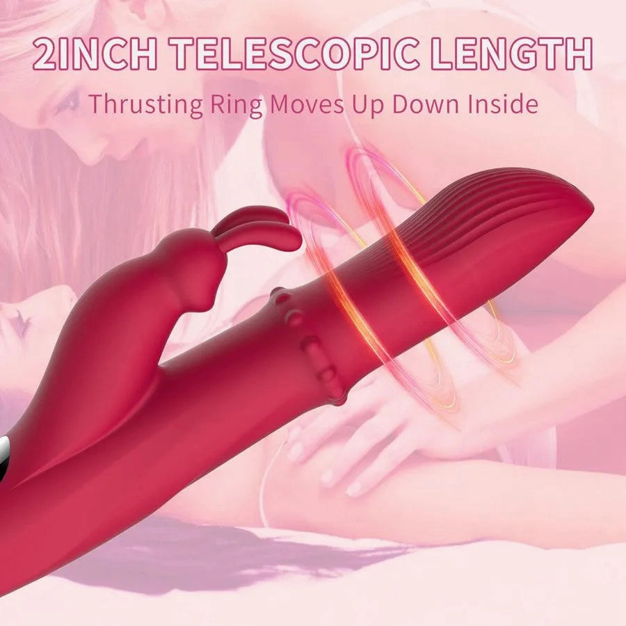 Beads Sliding Massage Rabbit Vibrator for Women