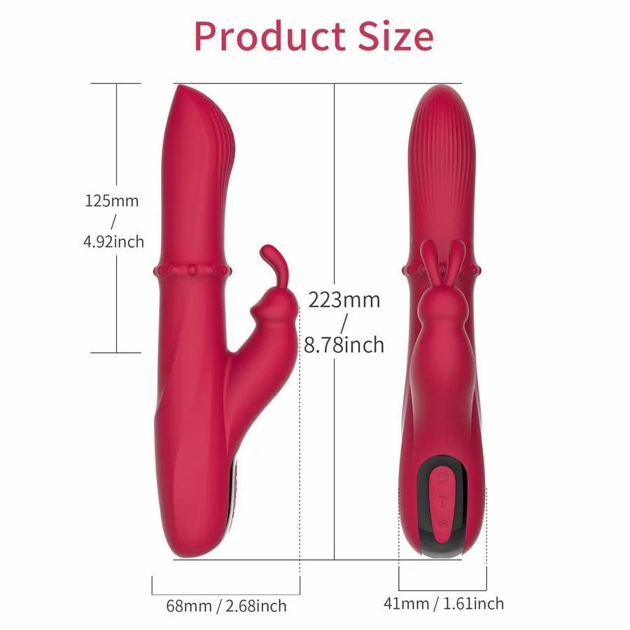 Beads Sliding Massage Rabbit Vibrator for Women