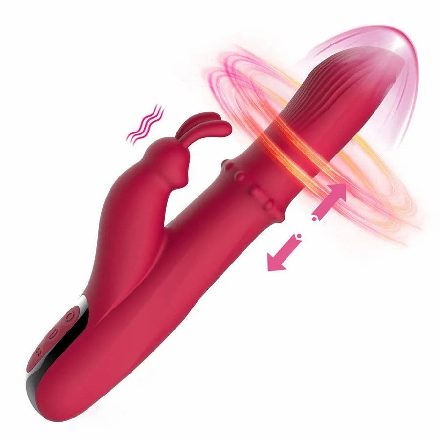 Beads Sliding Massage Rabbit Vibrator for Women