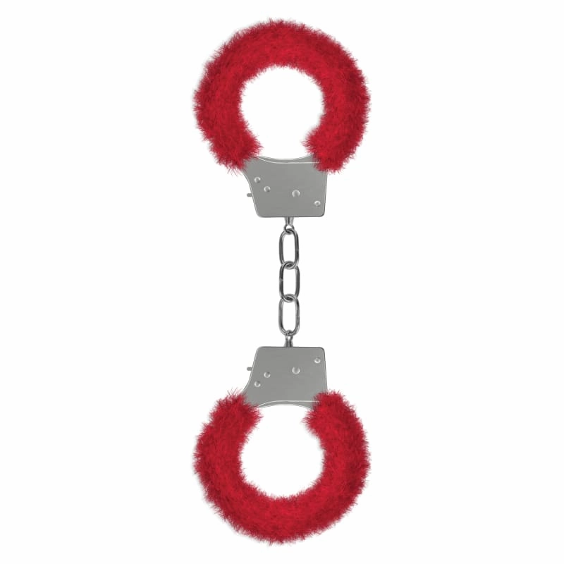 Beginner's Furry Handcuffs - Red