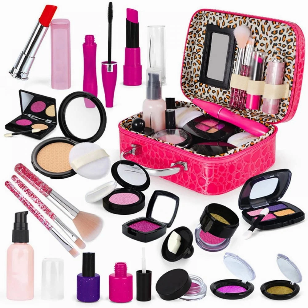 BESLY 21-Pieces Child Girls Makeup Set Toys Real Makeup Kit Toys for Girls Toys Age 6-12