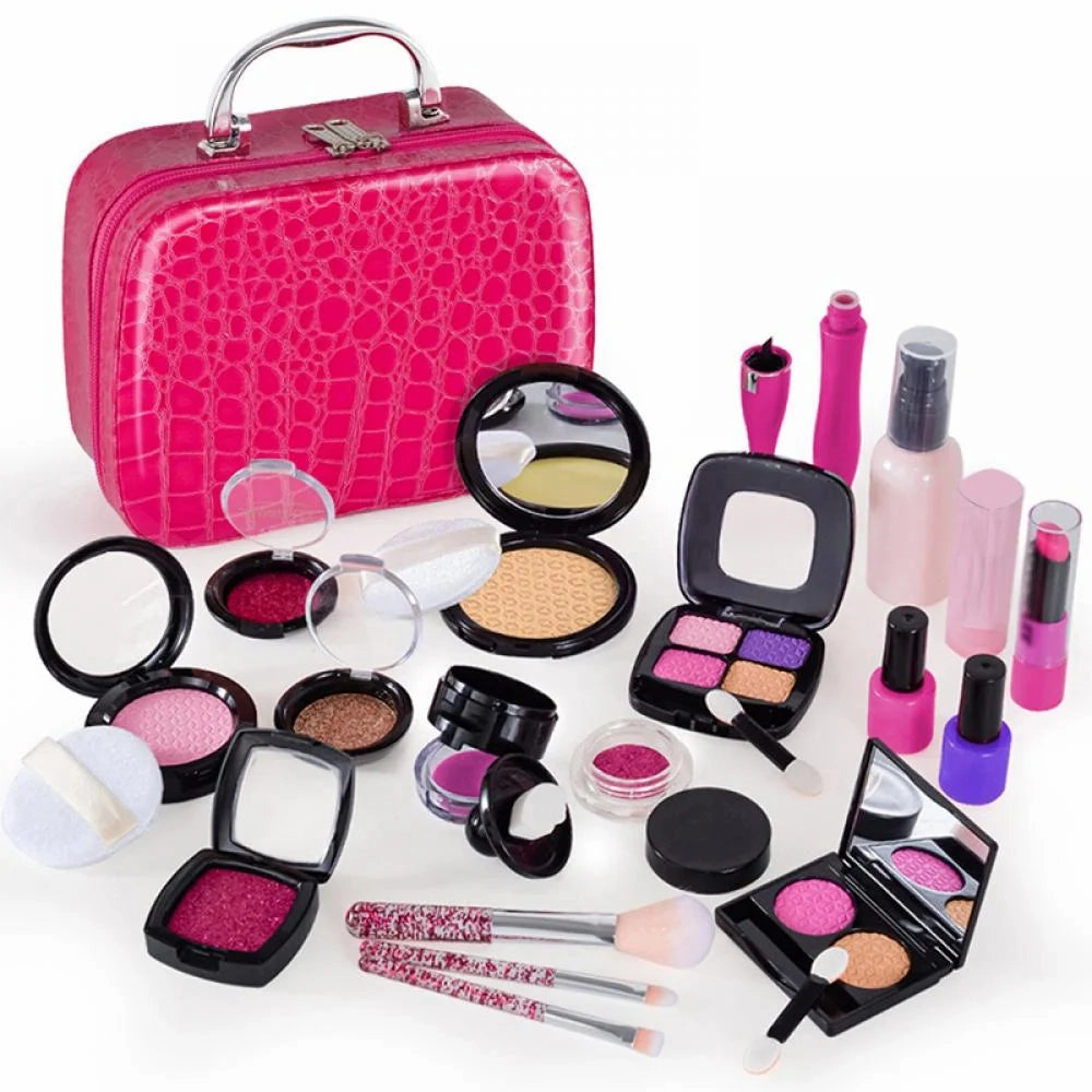 BESLY 21-Pieces Child Girls Makeup Set Toys Real Makeup Kit Toys for Girls Toys Age 6-12