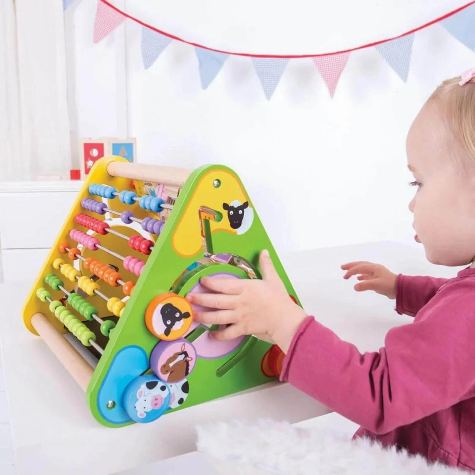 Bigjigs Toys Triangular Activity Centre