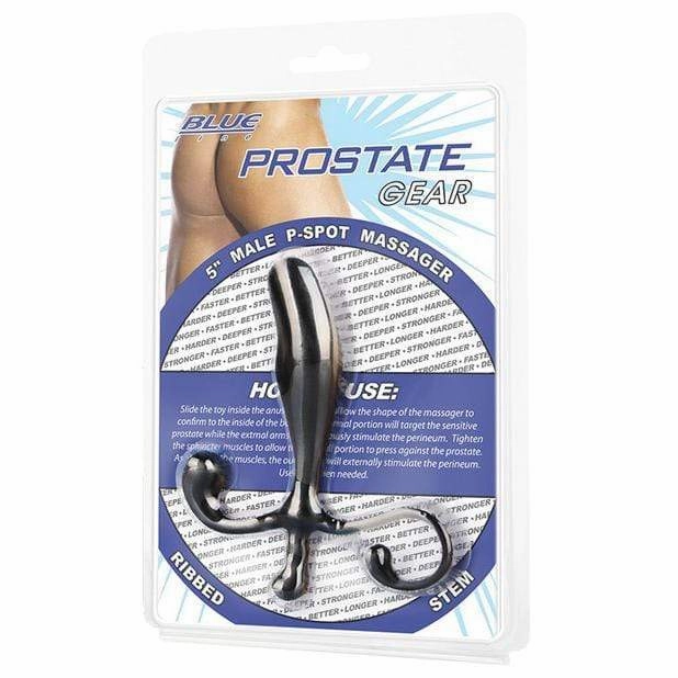 Blue Line - Prostate Gear Male P-Spot Massager (Black)