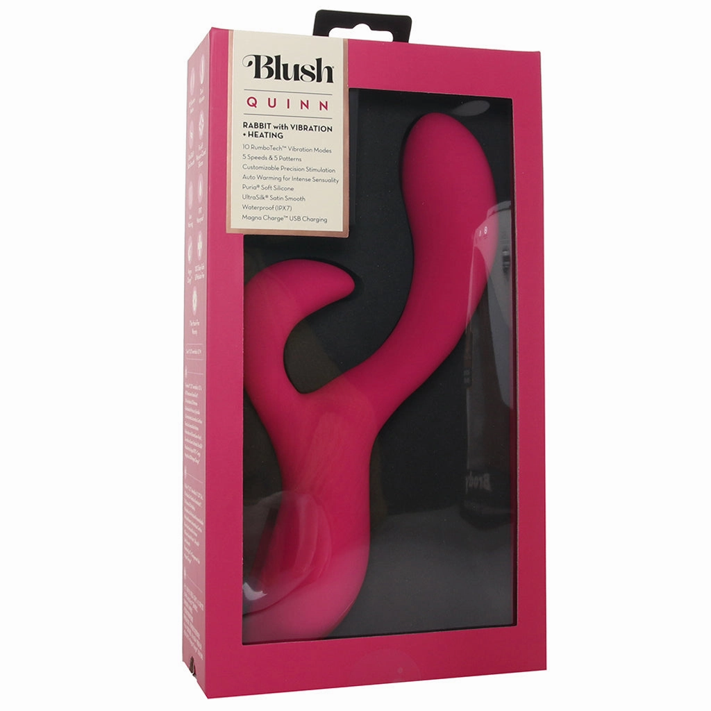 Blush Quinn Warming Rabbit Vibe